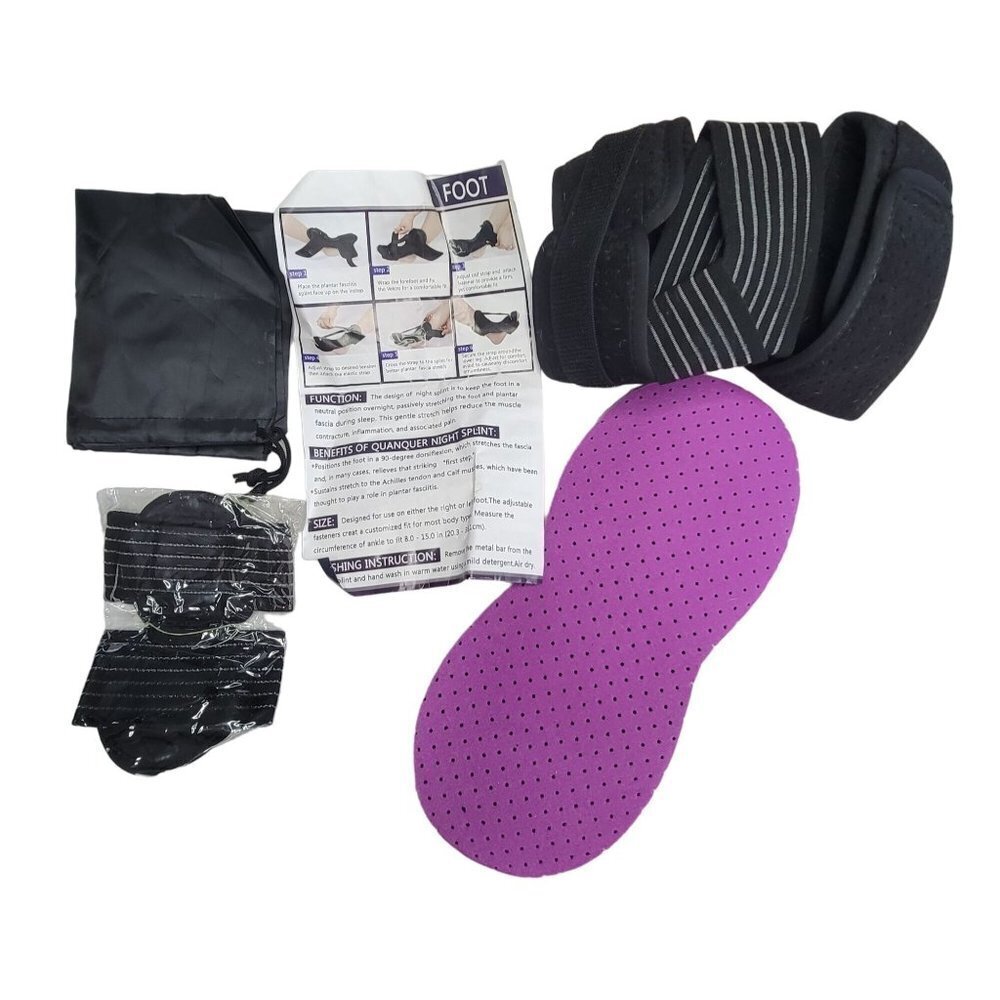 Plantar Faschitis Unisex Foot Night Splint Kit Adult Foot Brace Night Splint - Picture 4 of 8